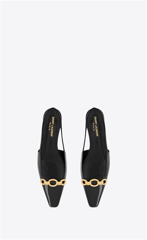 ysl studded flats|ysl slingback flats.